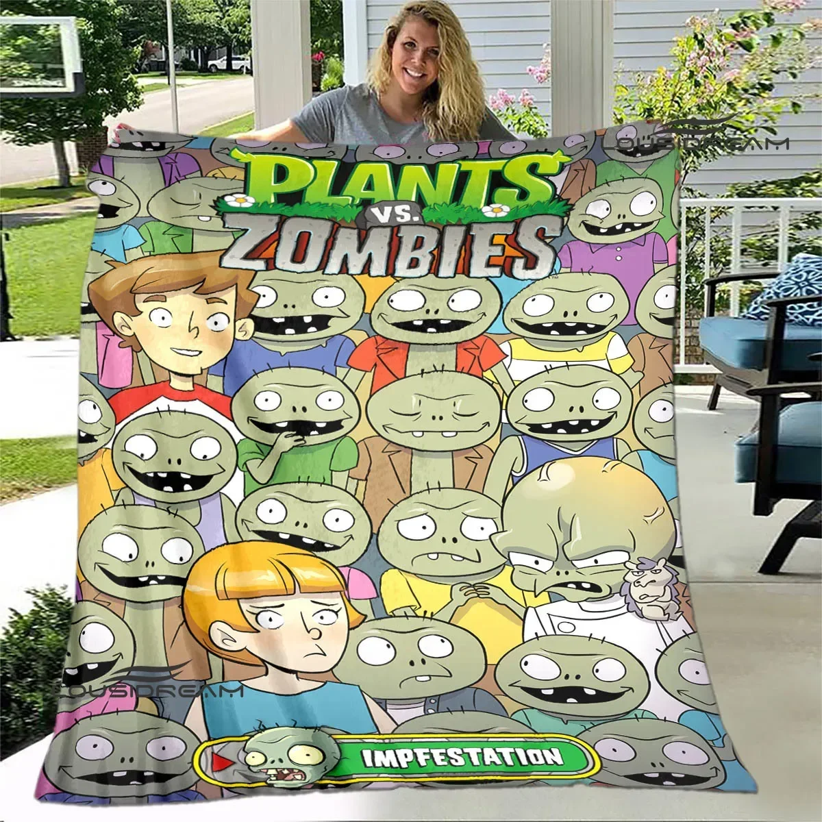 Plants-vs-Zombie Cartoon printing blankets Flange warm blanket thin blanket bed linings Home travel blanket Birthday Gift
Plants-vs-Zombie Cartoon printing blankets Flange warm blanket thin blanket bed linings Home travel blanket Birthday Gift