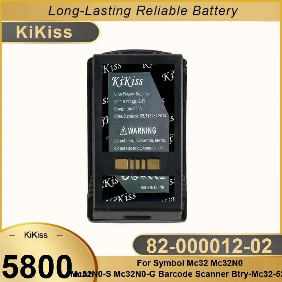 Barcode Scanning Device Battery 82-000012-02 5800mAh For Symbol MC32 MC32N0 MC32N0-S MC32N0-G Barcode Scanner Btry-MC32-52MA-01
Barcode Scanning Device Battery 82-000012-02 5800mAh For Symbol MC32 MC32N0 MC32N0-S MC32N0-G Barcode Scanner Btry-MC32-52MA-01