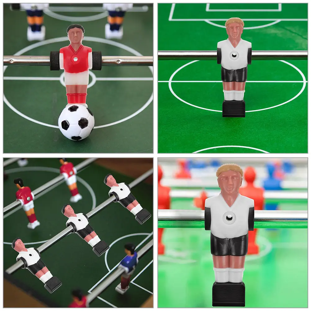 10Pcs Foosball Table Football Figures Plastic Wear Resistant Replacement Parts Smooth Surface Easy Install for Desktop Soccer
10Pcs Foosball Table Football Figures Plastic Wear Resistant Replacement Parts Smooth Surface Easy Install for Desktop Soccer