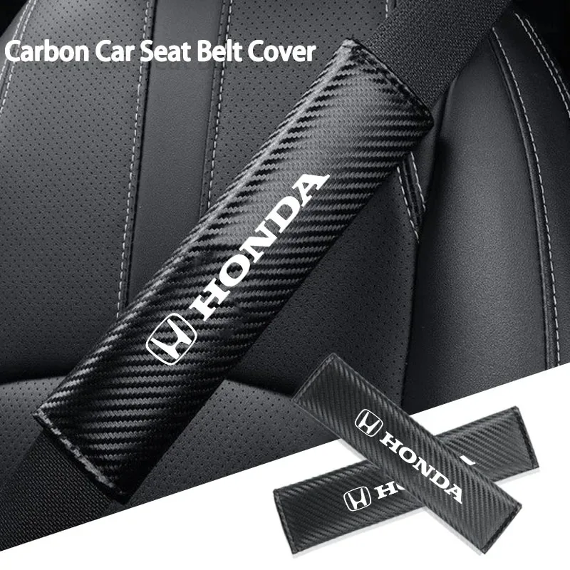 2Pcs Car Carbon Fiber Seat Belt Cover Safety Belt Shoulder Pads Protector Cover for Honda Civic Accord City Fit Mugen CR-V Pilot
2Pcs Car Carbon Fiber Seat Belt Cover Safety Belt Shoulder Pads Protector Cover for Honda Civic Accord City Fit Mugen CR-V Pilot