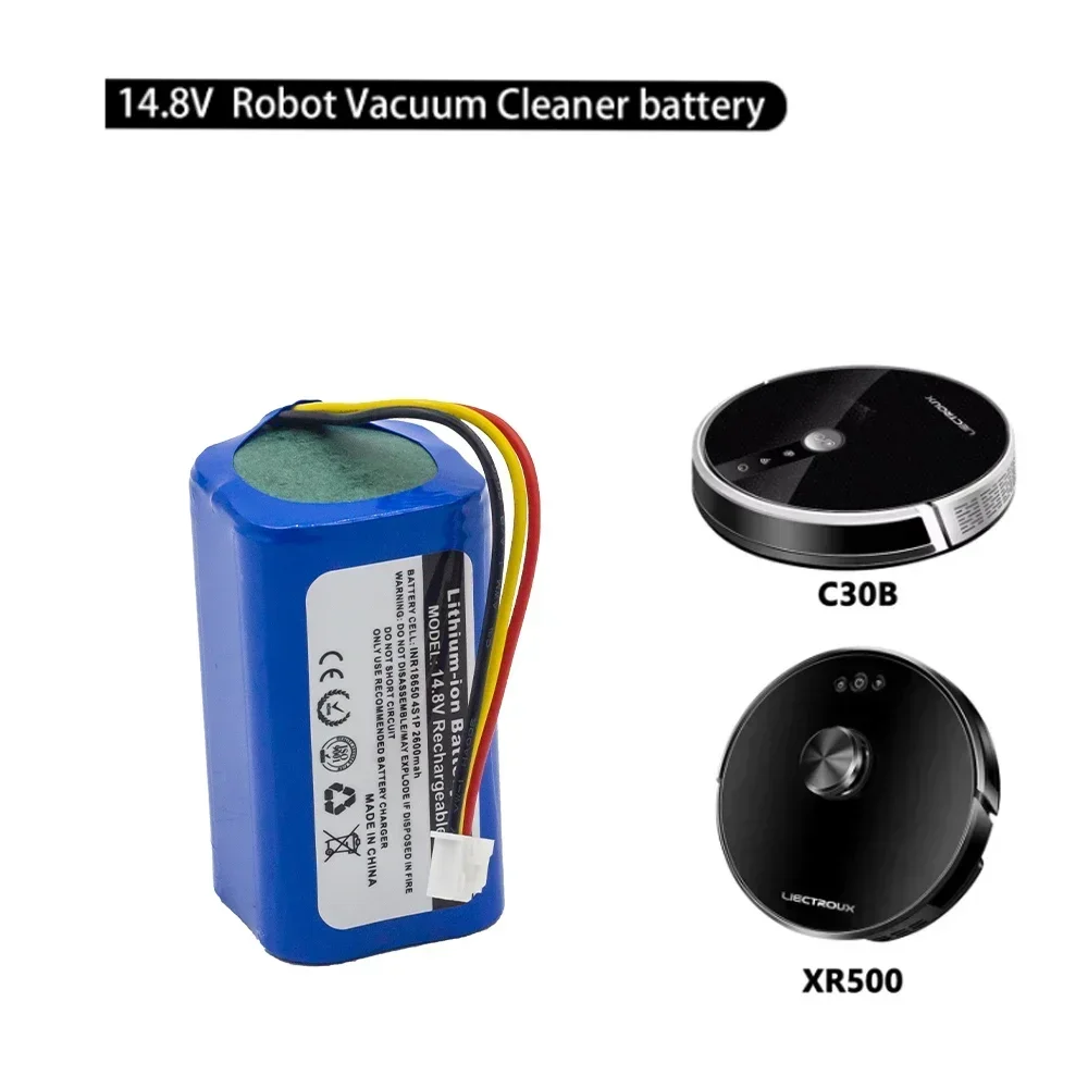 14.4V/14.8V 18650 2600mAh/3200mAh ion battery,for LiebroAffilies C30B, XR500, E30350 P800 P830 T820S 820 robot vacuum cleaner
14.4V/14.8V 18650 2600mAh/3200mAh ion battery,for LiebroAffilies C30B, XR500, E30350 P800 P830 T820S 820 robot vacuum cleaner
