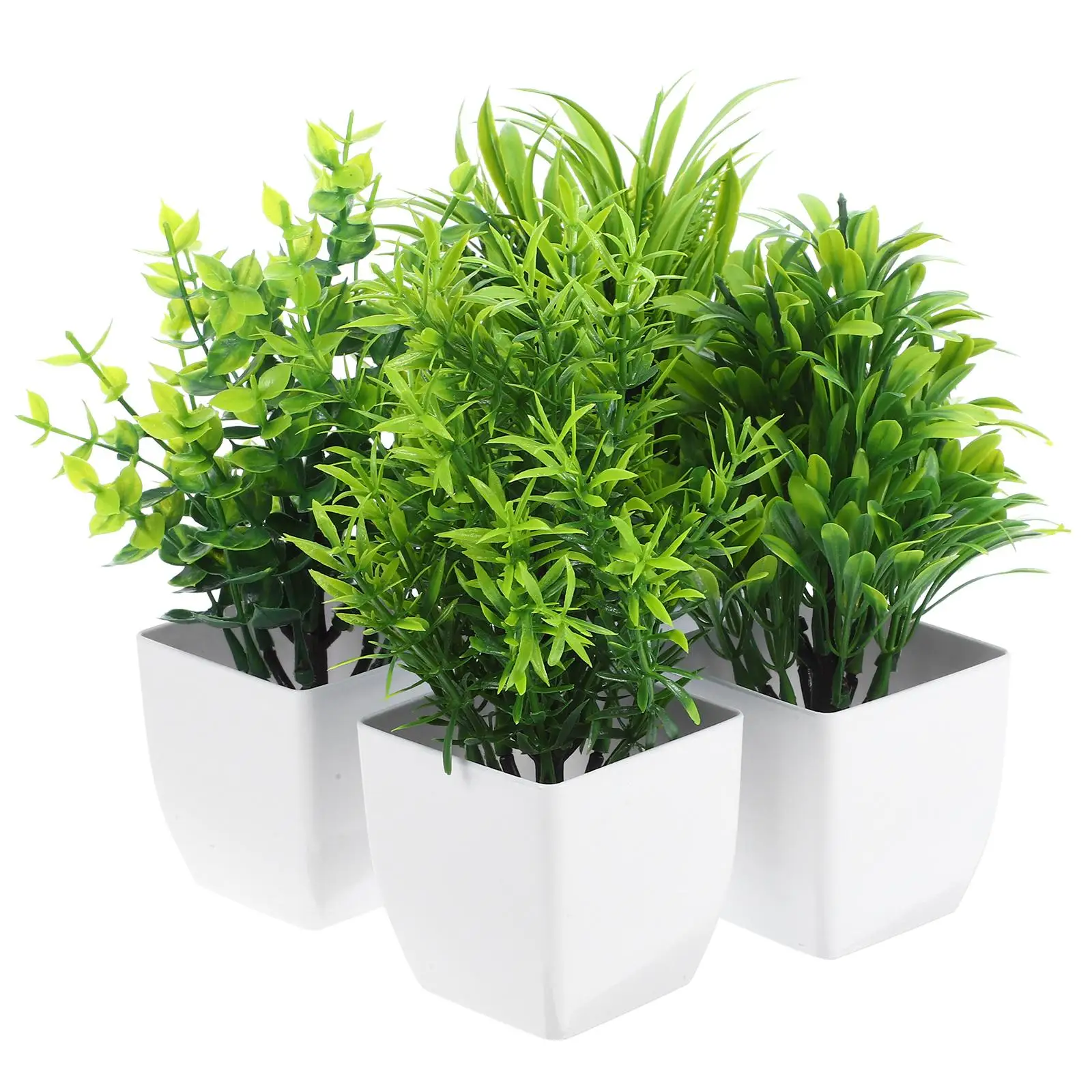 4 Pcs Artificial Faux Plant in Pot Realistic Small Bonsai Decor Room Kitchen Garden Office Bookshelf Cafe Fake Plant
4 Pcs Artificial Faux Plant in Pot Realistic Small Bonsai Decor Room Kitchen Garden Office Bookshelf Cafe Fake Plant