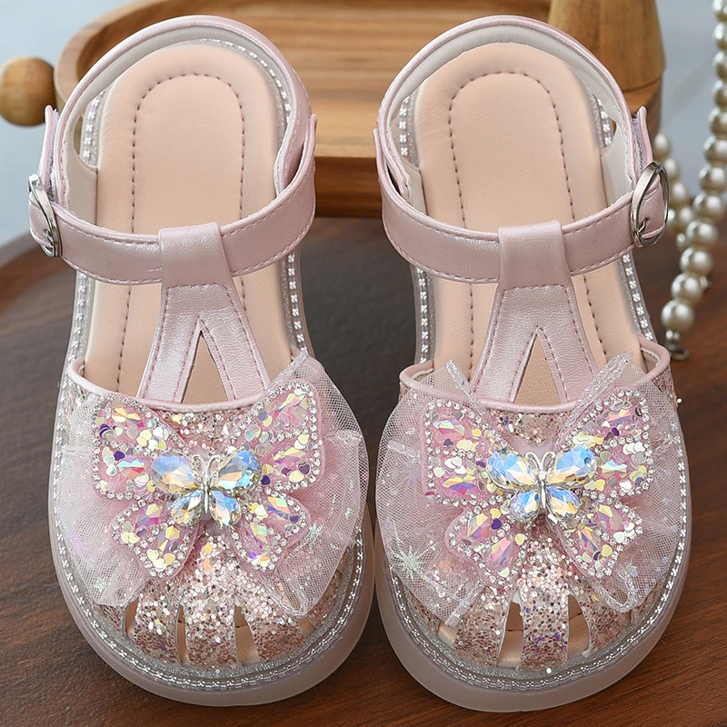 Genuine leather girls' 2025 new summer Baotou children's shoes, soft soled sandals, princess shoes, girls' shoes
Genuine leather girls' 2025 new summer Baotou children's shoes, soft soled sandals, princess shoes, girls' shoes