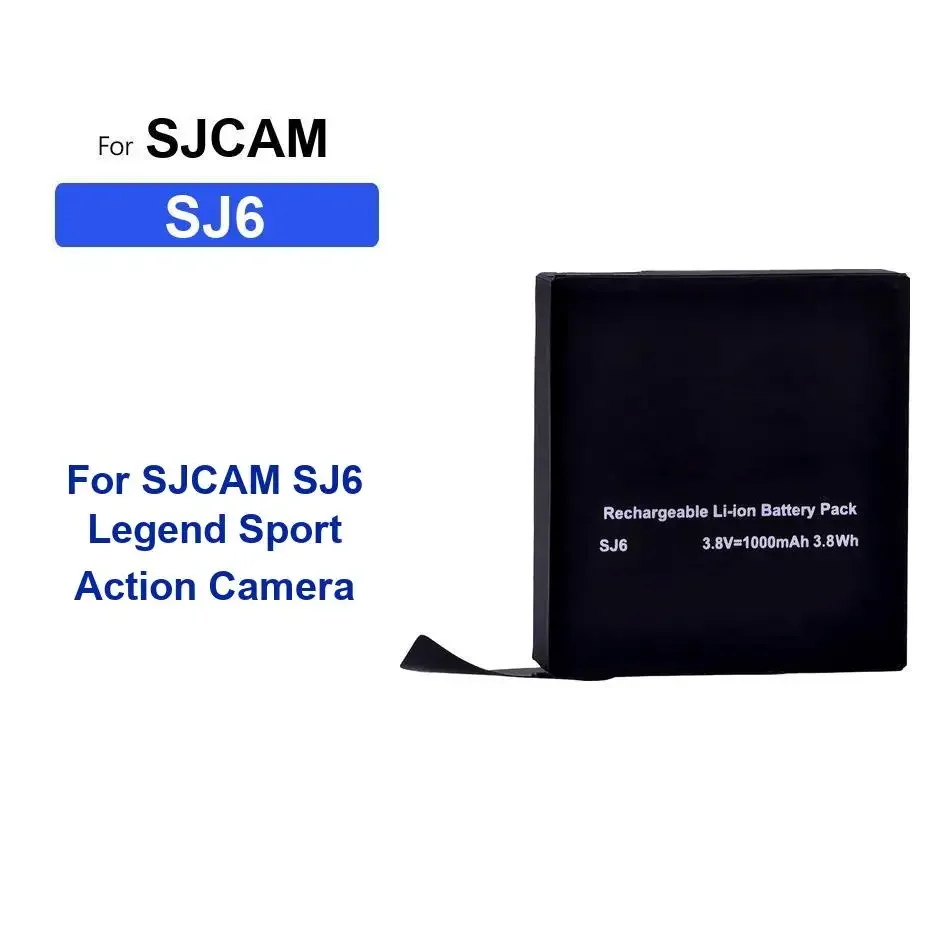 Аккумулятор для спортивной камеры SJ6 для спортивной экшн-камеры SJCAM SJ6 Legend, 1000 мАч, высокое качество
Аккумулятор для спортивной камеры SJ6 для спортивной экшн-камеры SJCAM SJ6 Legend, 1000 мАч, высокое качество