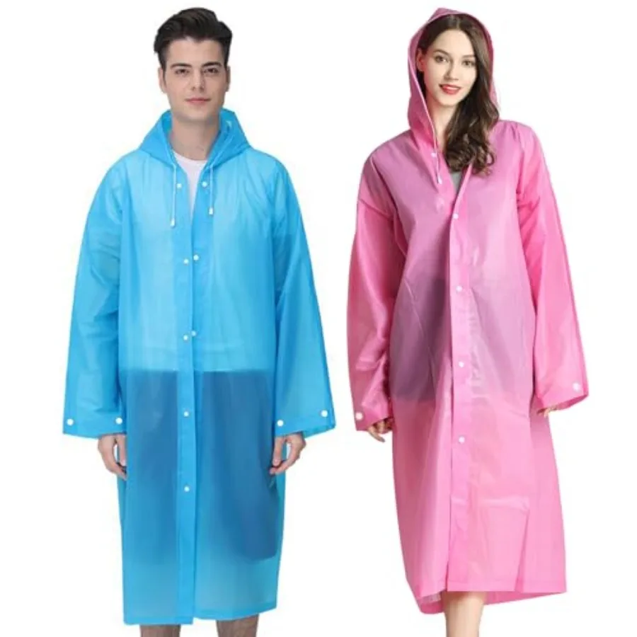 Rain Ponchos Raincoats for Adults Women Men, Reusable 2 Pack Rain Jacket Coats with Hood for Family Disney Camping Hiking
Rain Ponchos Raincoats for Adults Women Men, Reusable 2 Pack Rain Jacket Coats with Hood for Family Disney Camping Hiking