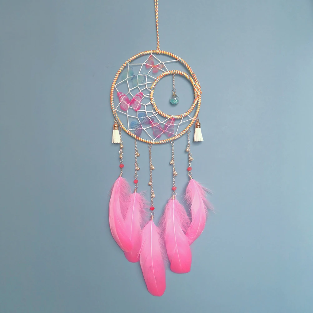 Dream Catcher Pendant Home Decor Dreamcatcher Wind Chime Hanging Room Pendent Butterfly Decoration Decorate
Dream Catcher Pendant Home Decor Dreamcatcher Wind Chime Hanging Room Pendent Butterfly Decoration Decorate