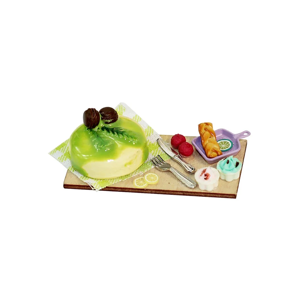 1 шт. 1/12 миниатюрный кукольный домик с сыром, тортом, хлебом, имитация еды, модели игрушек для мини-украшения, аксессуары для кукольного домика
1 шт. 1/12 миниатюрный кукольный домик с сыром, тортом, хлебом, имитация еды, модели игрушек для мини-украшения, аксессуары для кукольного домика
