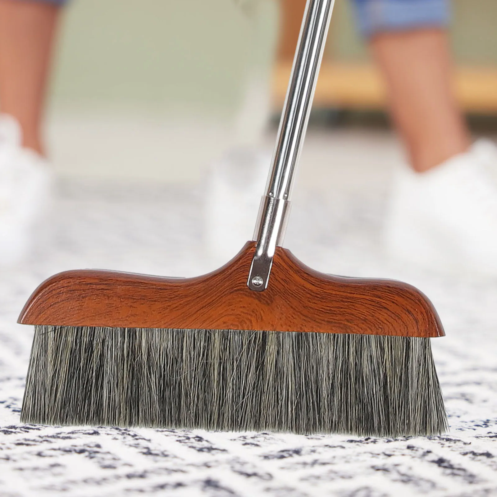 Bristle Broom Long Cleaning Brush Floor Wiper Household Sweeper Sweeping Black Handle Office
Bristle Broom Long Cleaning Brush Floor Wiper Household Sweeper Sweeping Black Handle Office
