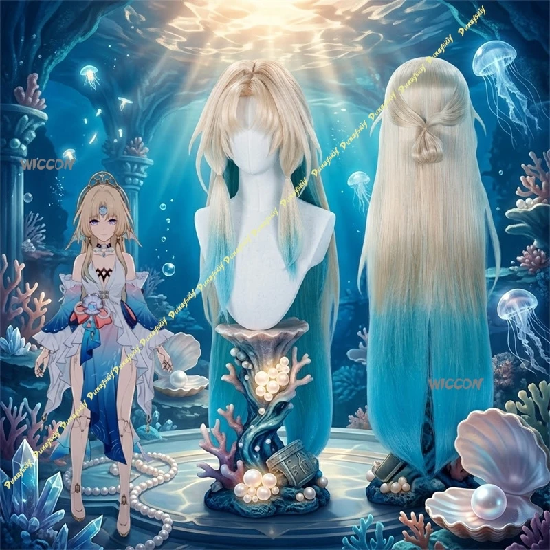 Honkai: Star Rail Pearl Cosplay Wig Long Gradient Blonde & Blue Synthetic Hair Wig for Women Heat Resistant Halloween Costume
Honkai: Star Rail Pearl Cosplay Wig Long Gradient Blonde & Blue Synthetic Hair Wig for Women Heat Resistant Halloween Costume