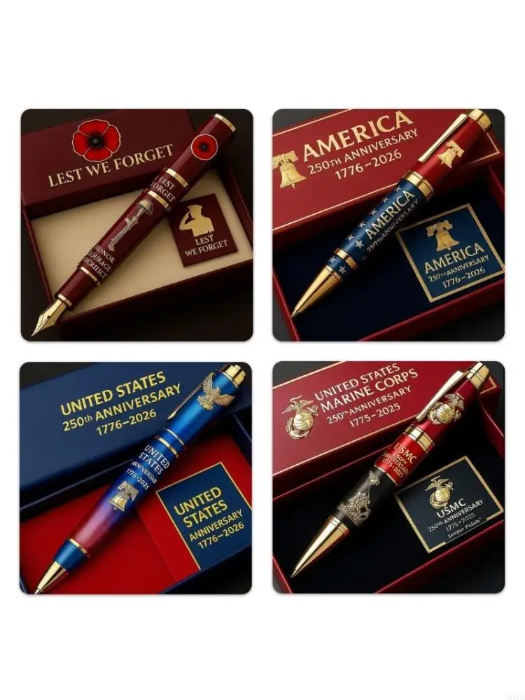 2026 New 250th Anniversary Commemorative Pen Ergonomic Grip Gel Pen Smooth Writing Quick Drying for Daily Note Taking Journaling
2026 New 250th Anniversary Commemorative Pen Ergonomic Grip Gel Pen Smooth Writing Quick Drying for Daily Note Taking Journaling