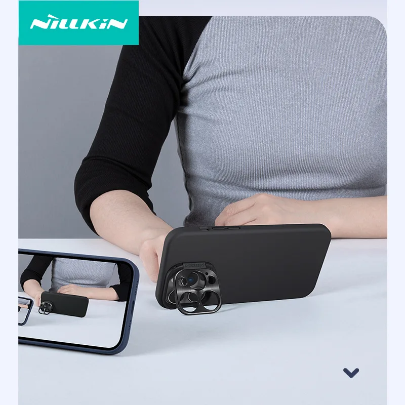 NILLKIN iPhone14Pro Max Wing Magnetic Liquid Silicone Lens Folding Bracket Protective Cover
NILLKIN iPhone14Pro Max Wing Magnetic Liquid Silicone Lens Folding Bracket Protective Cover