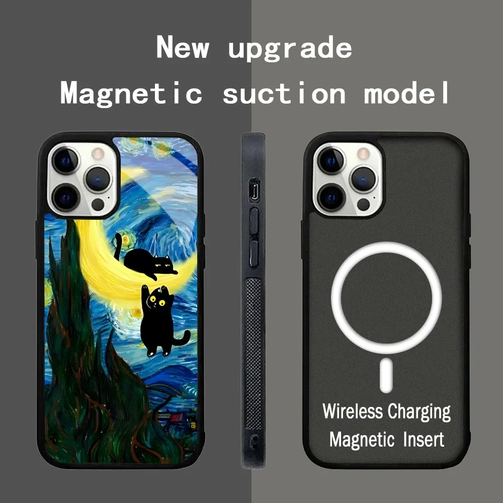 Claude Lonet Van Gogh Cat Oil Art Phone Case For IPhone 15 14 13 Pro Max 11 12 Mini Alex Mirror For Magsafe Wireless Charging
Claude Lonet Van Gogh Cat Oil Art Phone Case For IPhone 15 14 13 Pro Max 11 12 Mini Alex Mirror For Magsafe Wireless Charging