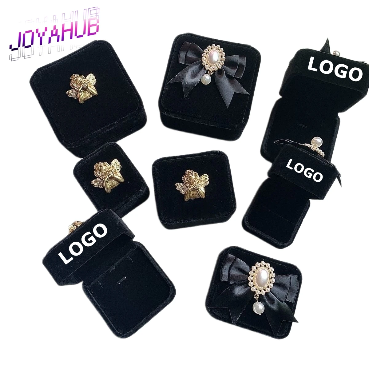 Customizable LOGO Bow Light Luxury Ring Elegant Gift Box Vintage Lolita Wind Earnail Necklace Grey Premium Angel Jewelry Case
Customizable LOGO Bow Light Luxury Ring Elegant Gift Box Vintage Lolita Wind Earnail Necklace Grey Premium Angel Jewelry Case