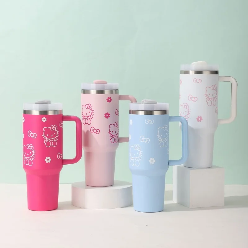 40oz popular car cup Rainbow Cat Big Mac with handle, large capacity car stainless steel insulated cup
40oz popular car cup Rainbow Cat Big Mac with handle, large capacity car stainless steel insulated cup
