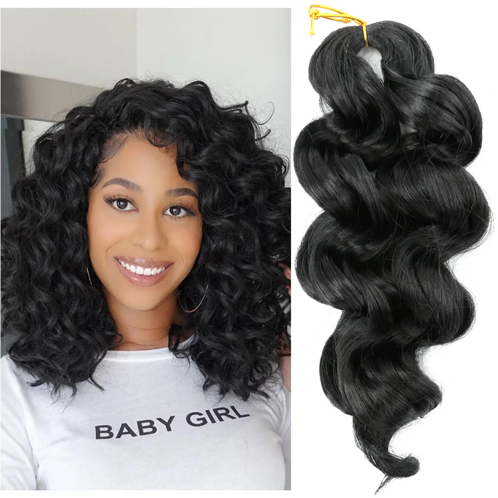 Ocean Wave Crochet Hair 12 Inch 1 Packs Deep Wave Crochet Hair For Women Crochet Braids Synthetic Braiding Hair Extensions
Ocean Wave Crochet Hair 12 Inch 1 Packs Deep Wave Crochet Hair For Women Crochet Braids Synthetic Braiding Hair Extensions