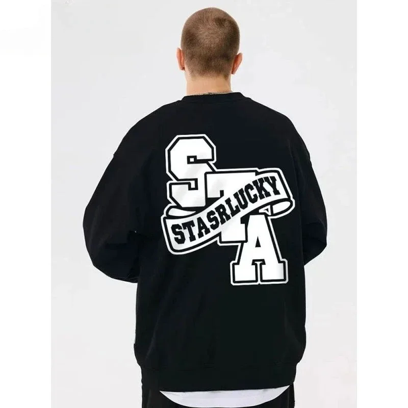 Street American Style Ins Sweatshirt Men and Women Spring and Autumn 2024 Thickened Warm Round Neck Couple's Long-sleeved Top
Street American Style Ins Sweatshirt Men and Women Spring and Autumn 2024 Thickened Warm Round Neck Couple's Long-sleeved Top