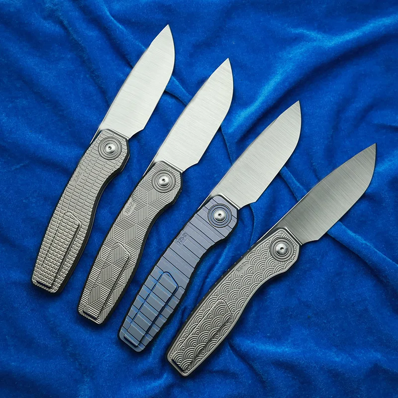 LEMIFSHE FSD Handmade satin 154CM Blade Titanium Handle Ceramic Bearings Pocket EDC Tool Camping Kitchen Outdoor Knife
LEMIFSHE FSD Handmade satin 154CM Blade Titanium Handle Ceramic Bearings Pocket EDC Tool Camping Kitchen Outdoor Knife