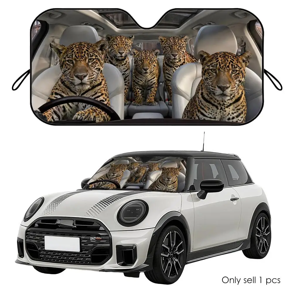 Wild Jaguar Driving Pair Sun Visor Reusable Aluminum Foil Car Windshield Sun Visor UV Heat Insulation Cover Shade
Wild Jaguar Driving Pair Sun Visor Reusable Aluminum Foil Car Windshield Sun Visor UV Heat Insulation Cover Shade