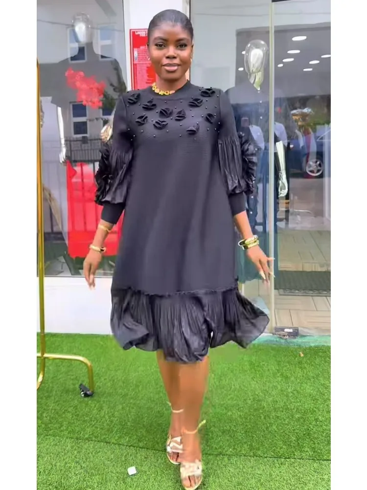 Miyake Lotus Leaf Skirt Pendulum Disc Flower Sleeve Three-dimensional Flower Pleated A-shaped Nail Bead Design Women Long Skirt
Miyake Lotus Leaf Skirt Pendulum Disc Flower Sleeve Three-dimensional Flower Pleated A-shaped Nail Bead Design Women Long Skirt