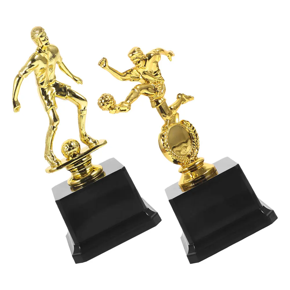 2pcs Football Trophies Awards Elegant Design School Group Competitions Soccer Cups Kids Sports Plastic Mini Gold
2pcs Football Trophies Awards Elegant Design School Group Competitions Soccer Cups Kids Sports Plastic Mini Gold