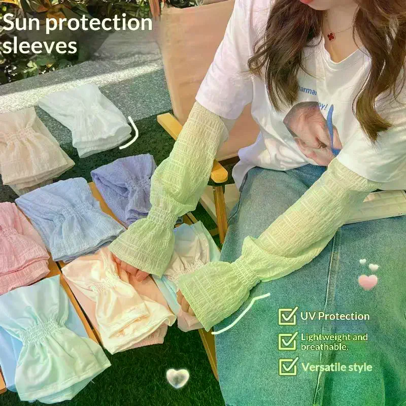Summer Fashionable Ice Silk Sun Protection Arm Sleeves Gradient Breathable Loose Fit Korean Style Outdoor Travel Ice Sleeves
Summer Fashionable Ice Silk Sun Protection Arm Sleeves Gradient Breathable Loose Fit Korean Style Outdoor Travel Ice Sleeves