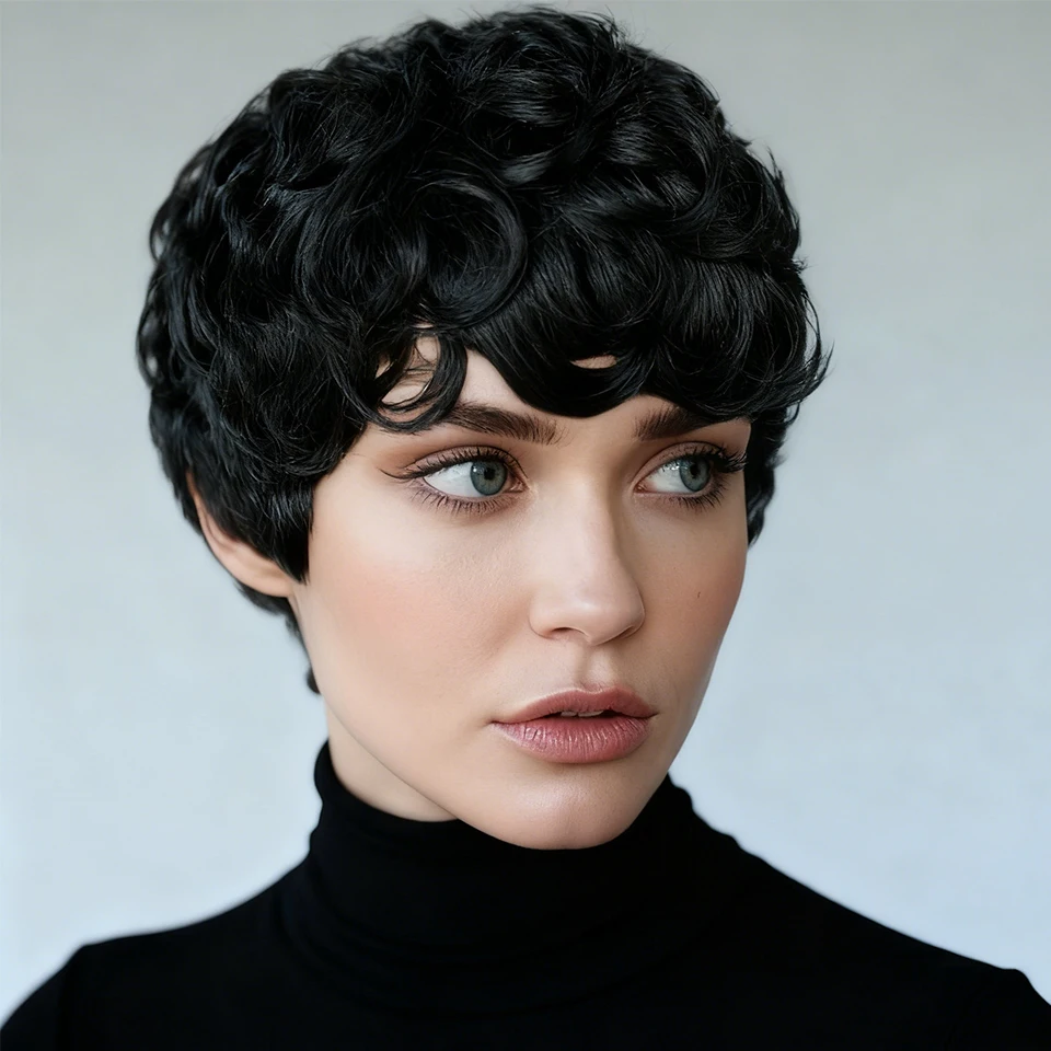 Черные многослойные короткие кудрявые парики-пикси из 100% натуральных человеческих волос, реалистичные, без спутывания, полностью машинной работы, для женщин, горячая распродажа
Черные многослойные короткие кудрявые парики-пикси из 100% натуральных человеческих волос, реалистичные, без спутывания, полностью машинной работы, для женщин, горячая распродажа