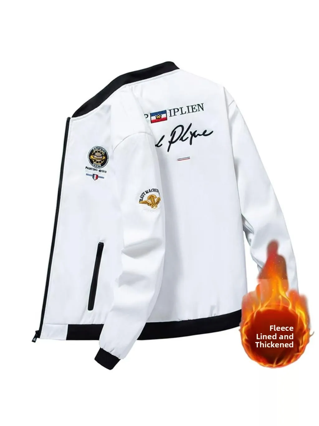 Thiened Fce Lined Baseball Collar Jaet Men's Youth Casual Warm Outerwear Sli Winter Cotton Clothes Stand Fit
Thiened Fce Lined Baseball Collar Jaet Men's Youth Casual Warm Outerwear Sli Winter Cotton Clothes Stand Fit