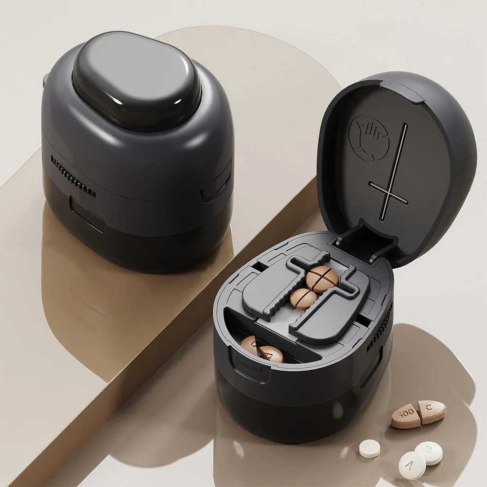Multifunctional 2/4-in-1 Pill Cutter Food Grade Dustproof Tablet Splitter Compact Waterproof Medicine Cutter Daily Use
Multifunctional 2/4-in-1 Pill Cutter Food Grade Dustproof Tablet Splitter Compact Waterproof Medicine Cutter Daily Use