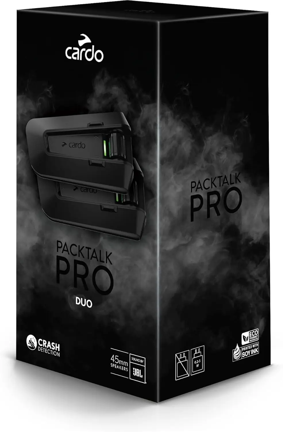 Cardo PACKTALK PRO Motorcycle Helmet Communication System Intercom, Crash Detection, Auto On/Off, Air Mount, 45mm Speakers,
Cardo PACKTALK PRO Motorcycle Helmet Communication System Intercom, Crash Detection, Auto On/Off, Air Mount, 45mm Speakers,