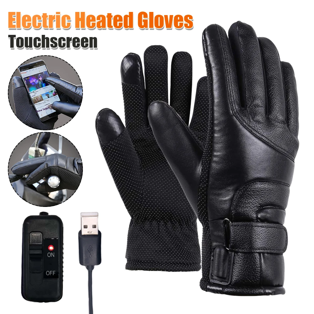 Electric Heated Skiing Gloves Touchscreen Hand Warmer Windproof Soft Leather USB Heating Gloves for Outdoor Thermal Warmth
Electric Heated Skiing Gloves Touchscreen Hand Warmer Windproof Soft Leather USB Heating Gloves for Outdoor Thermal Warmth