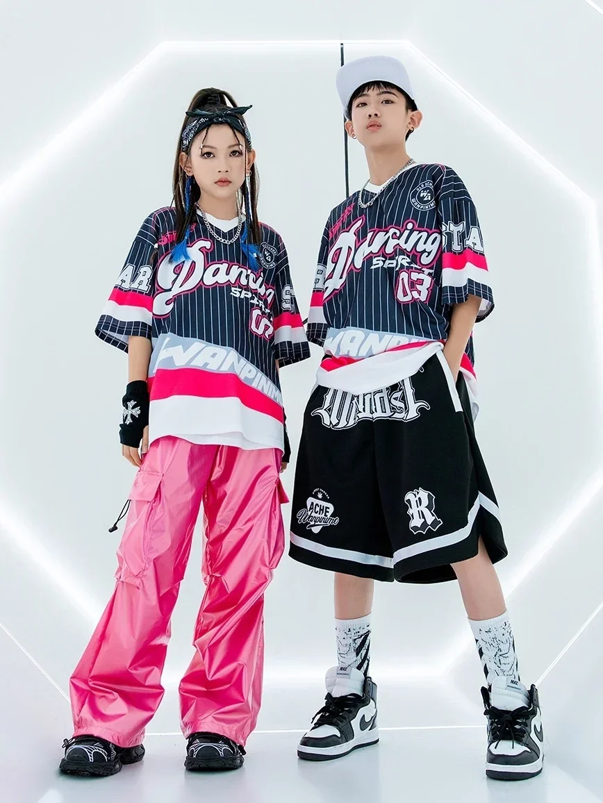 Girls Loose Jacket Cargo Pants Suit Boys Ballroom Hip Hop Dance Costumes Performance Wear Jazz Dancing Outfits
Girls Loose Jacket Cargo Pants Suit Boys Ballroom Hip Hop Dance Costumes Performance Wear Jazz Dancing Outfits