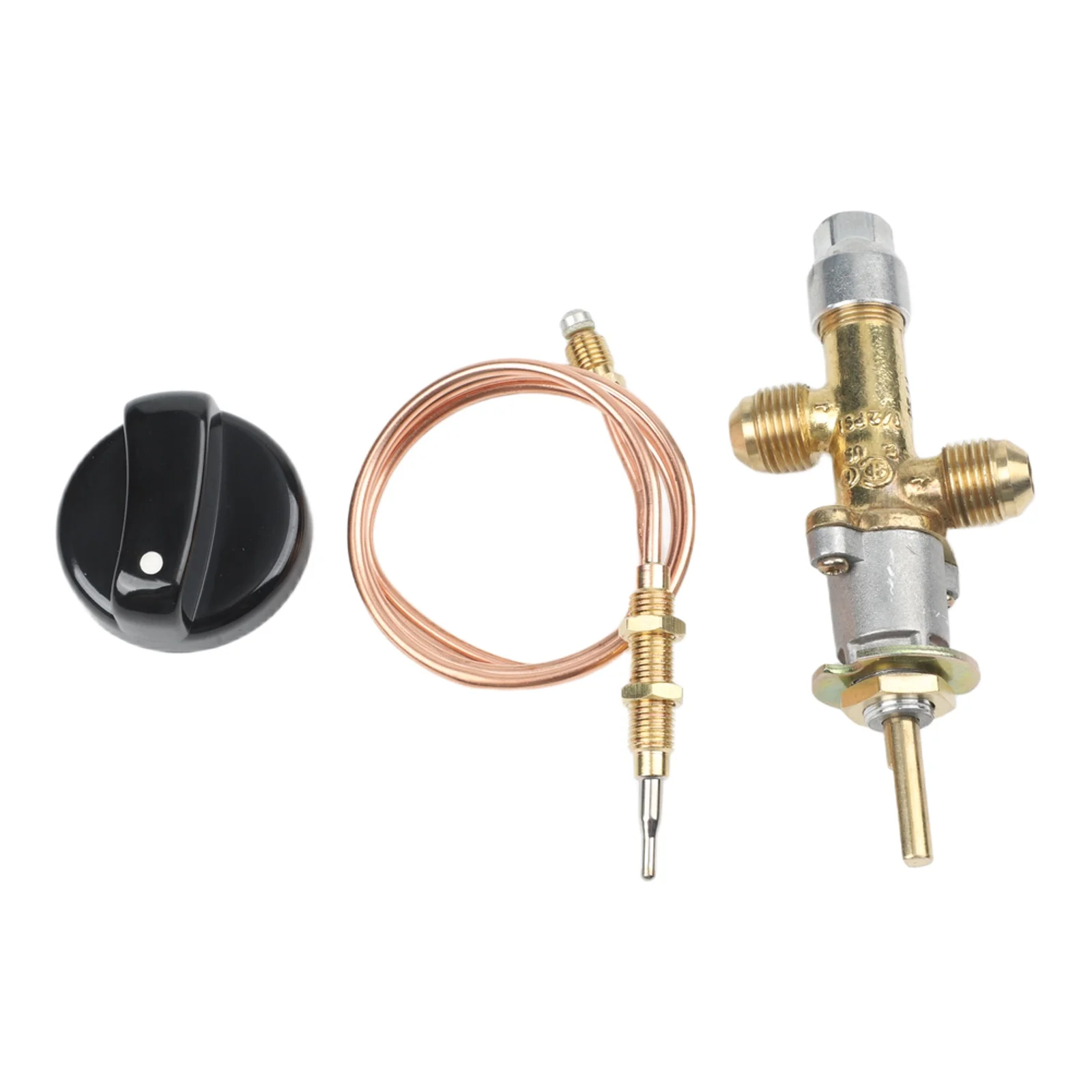 For Gas Heater Control Valve Kit with Brass Valve Thermocouple Wire and Knob for Easy Installation and For Gas Flow Regulation
For Gas Heater Control Valve Kit with Brass Valve Thermocouple Wire and Knob for Easy Installation and For Gas Flow Regulation