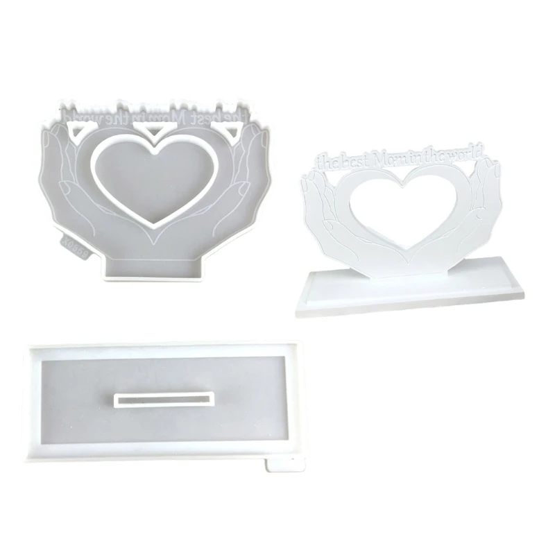 Silicone Heart Photo Frame Mold Sturdy Heart Table Ornament Mold For DIY Resin Projects And Individualized Gifts
Silicone Heart Photo Frame Mold Sturdy Heart Table Ornament Mold For DIY Resin Projects And Individualized Gifts