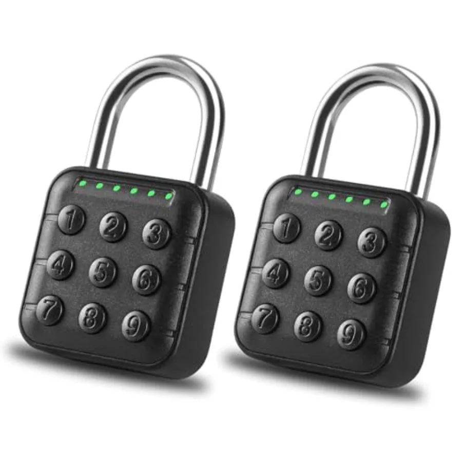 Combination Lock for Locker - 6-Digit Combo Lock Waterproof Smart Padlock for School Gym Lockers, Gates, Fence and Storage Unit
Combination Lock for Locker - 6-Digit Combo Lock Waterproof Smart Padlock for School Gym Lockers, Gates, Fence and Storage Unit