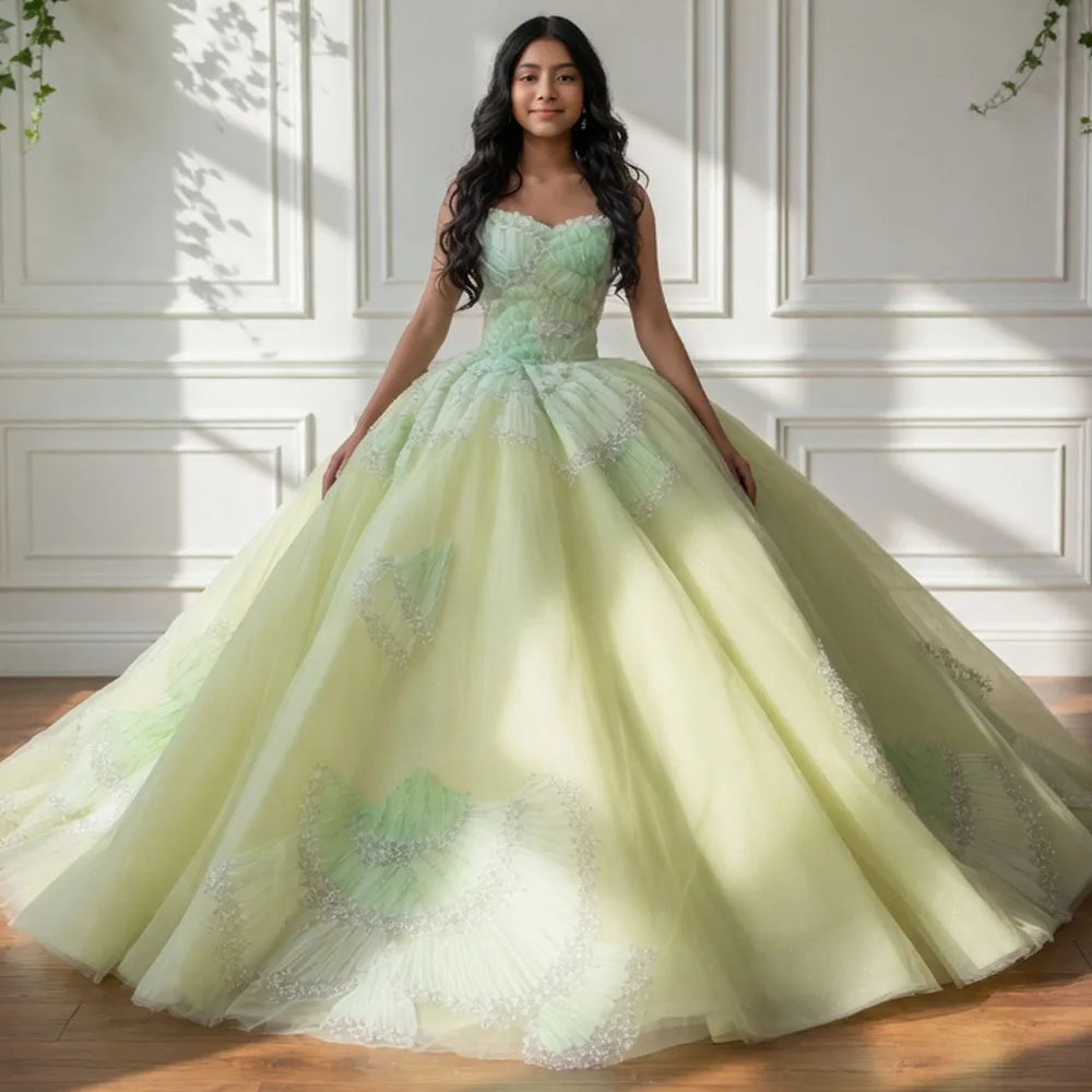 Luxury Turquoise Sweetheart Quinceanera Dress Sleeveless Sequined Lace-Up Back Women's Customizable Special Occasion Gown
Luxury Turquoise Sweetheart Quinceanera Dress Sleeveless Sequined Lace-Up Back Women's Customizable Special Occasion Gown