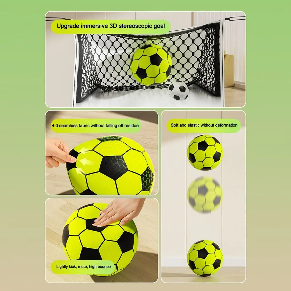High-Elastic Silent Football Easy to Grip Lightweight Low Noise Foam Soccer Ball 21/24CM Squeezable Indoor Training Ball
High-Elastic Silent Football Easy to Grip Lightweight Low Noise Foam Soccer Ball 21/24CM Squeezable Indoor Training Ball