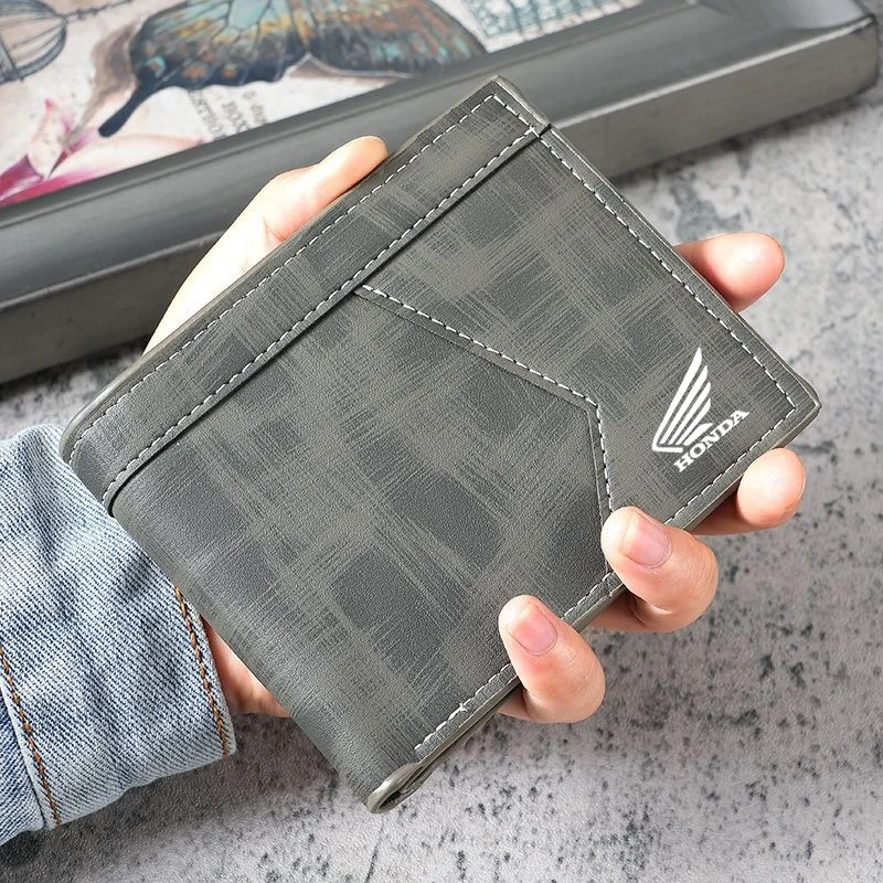 Motorcycles Slim Genuine Wallet Men-Multifunctional ID & Credit Card Holder Dark For Honda CRF1100 CB650R CB500X HRC CT125 X-ADV
Motorcycles Slim Genuine Wallet Men-Multifunctional ID & Credit Card Holder Dark For Honda CRF1100 CB650R CB500X HRC CT125 X-ADV