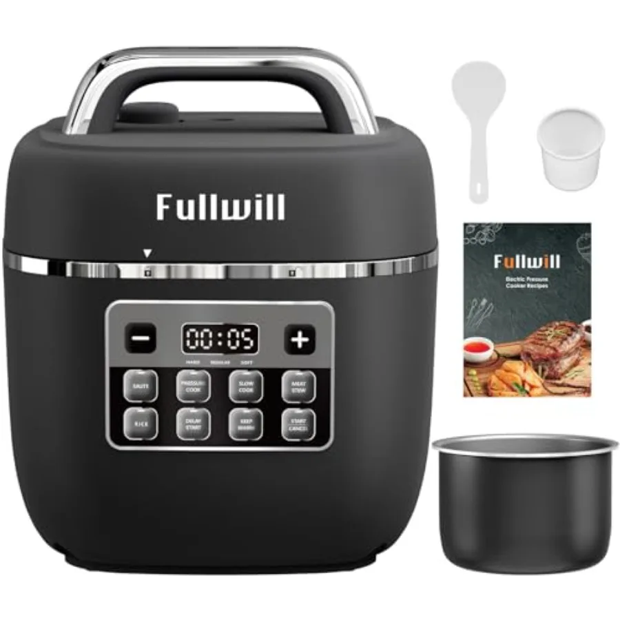 Electric Pressure Cooker Lite Slow Cooker Rice Saute Warmer Nonstick Pot 3 Quarts Stainless Steel Silver
Electric Pressure Cooker Lite Slow Cooker Rice Saute Warmer Nonstick Pot 3 Quarts Stainless Steel Silver