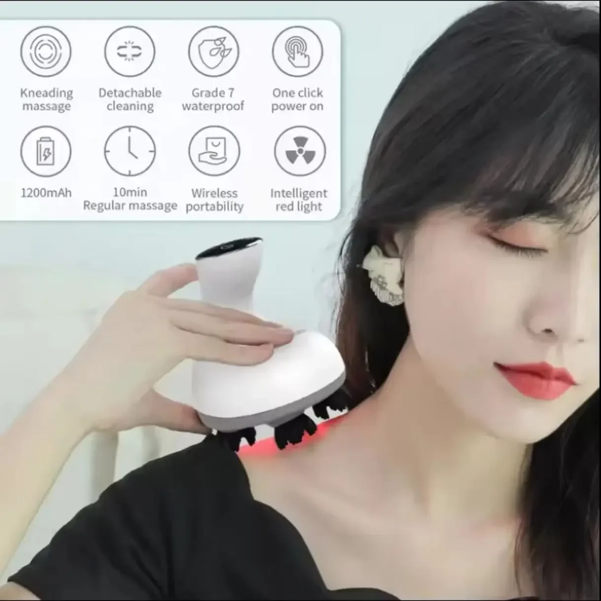 2025 Upgraded EMS Microcurrent Scalp Massager with 14 Silicone Nodes & IPX7 Waterproof - Bluetooth Music, 5 Modes Portable Elect
2025 Upgraded EMS Microcurrent Scalp Massager with 14 Silicone Nodes & IPX7 Waterproof - Bluetooth Music, 5 Modes Portable Elect