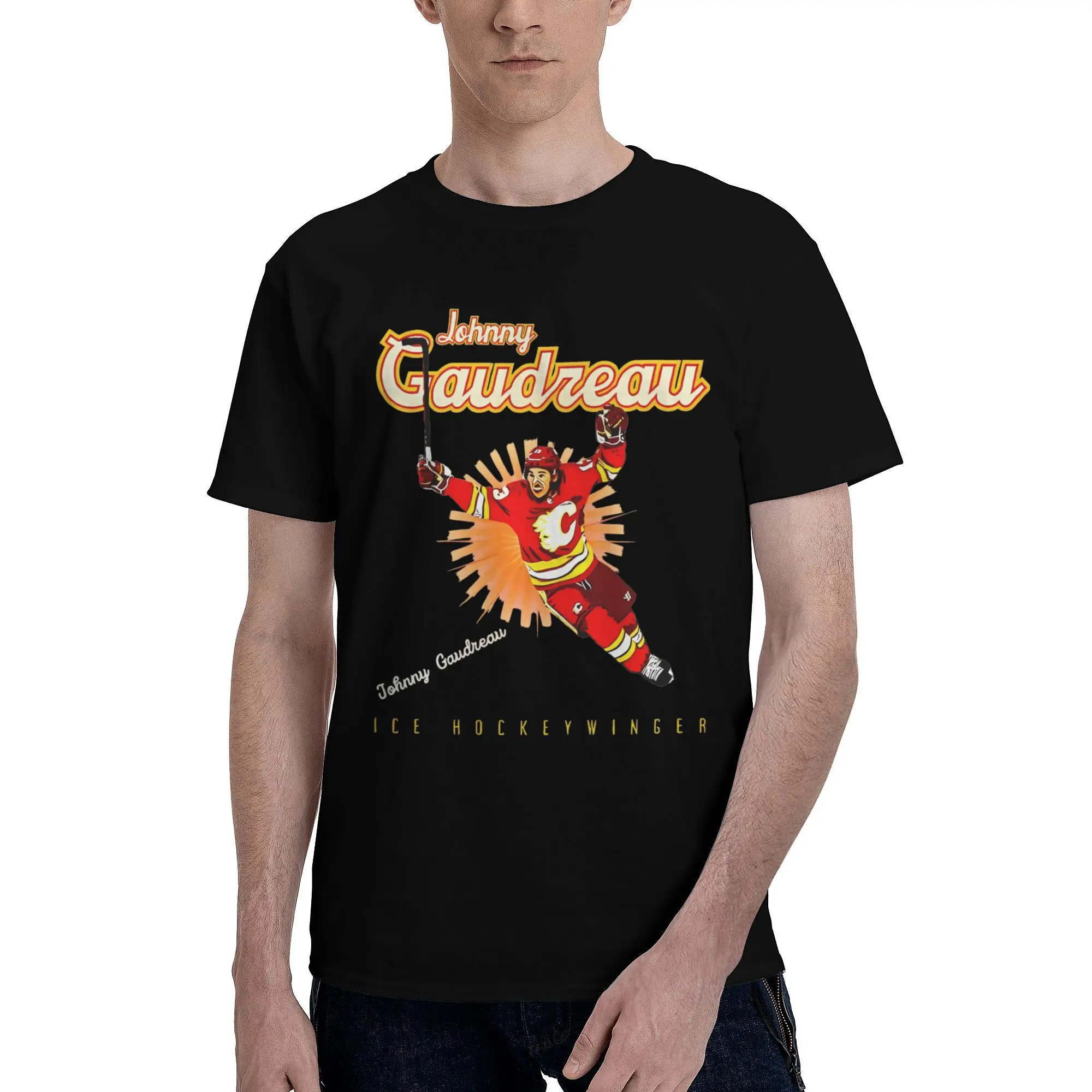 Johnny Gaudreau Ice Hockey Winger Tee Shirt for Men Women Fashion T Shirts 100% Cotton Clothes ZM001
Johnny Gaudreau Ice Hockey Winger Tee Shirt for Men Women Fashion T Shirts 100% Cotton Clothes ZM001
