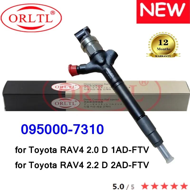 Новый 095000-7310 подлинный топливный инжектор 0950007310 095000 7310 для Toyota RAV4 2,0 D 2AD 1AD-FTV
Новый 095000-7310 подлинный топливный инжектор 0950007310 095000 7310 для Toyota RAV4 2,0 D 2AD 1AD-FTV
