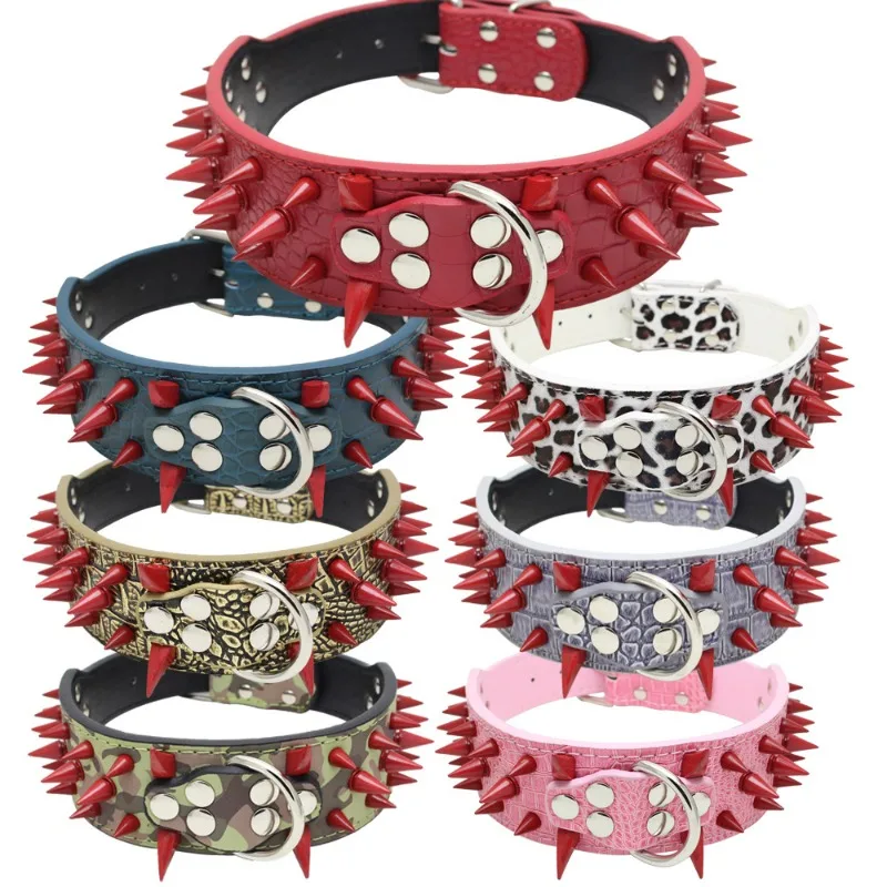 Wolf Tooth Spike Pet Collar Color Rivet Dog Collar Medium To Large Dogs Hand Holding Rope Iron Chain Pet Supplies Accessories
Wolf Tooth Spike Pet Collar Color Rivet Dog Collar Medium To Large Dogs Hand Holding Rope Iron Chain Pet Supplies Accessories