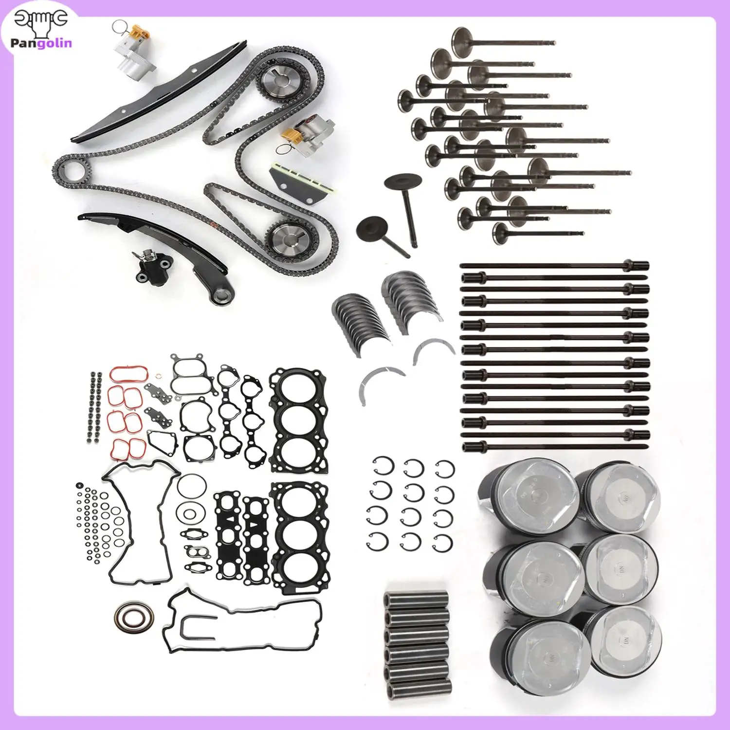 1set Engine Rebuild Overhaul Kit VQ40DE For 2005-2010 Nissan Frontier Pathfinder Xterra 4.0 HS26370PT CS26370 12010-EA200 MB648
1set Engine Rebuild Overhaul Kit VQ40DE For 2005-2010 Nissan Frontier Pathfinder Xterra 4.0 HS26370PT CS26370 12010-EA200 MB648