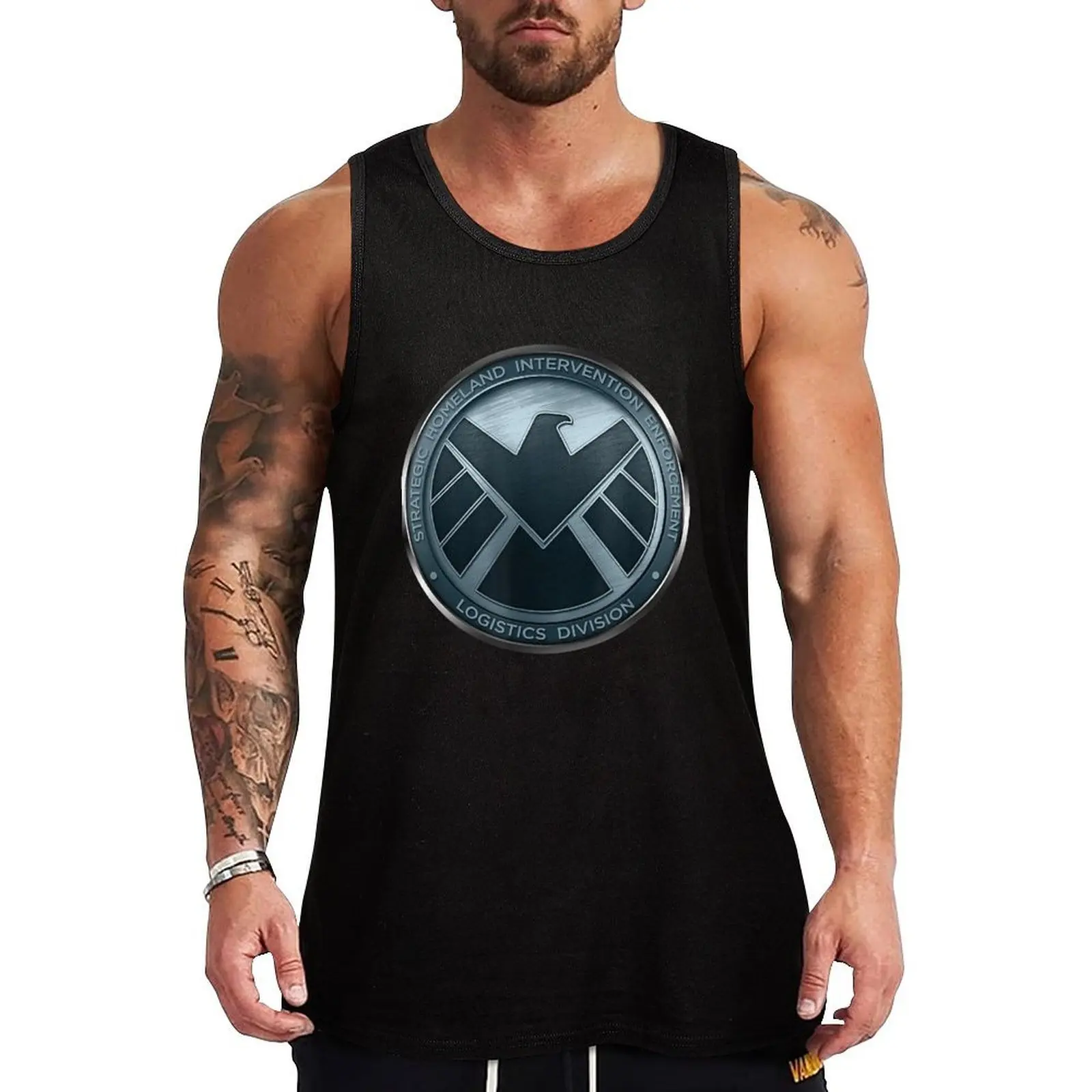 Agentss of S.H.I.E.L.D. Eagle Shimmerr Badge Tank Top Street Hip Hop Tank Top Casual Sleeveless Wear
Agentss of S.H.I.E.L.D. Eagle Shimmerr Badge Tank Top Street Hip Hop Tank Top Casual Sleeveless Wear
