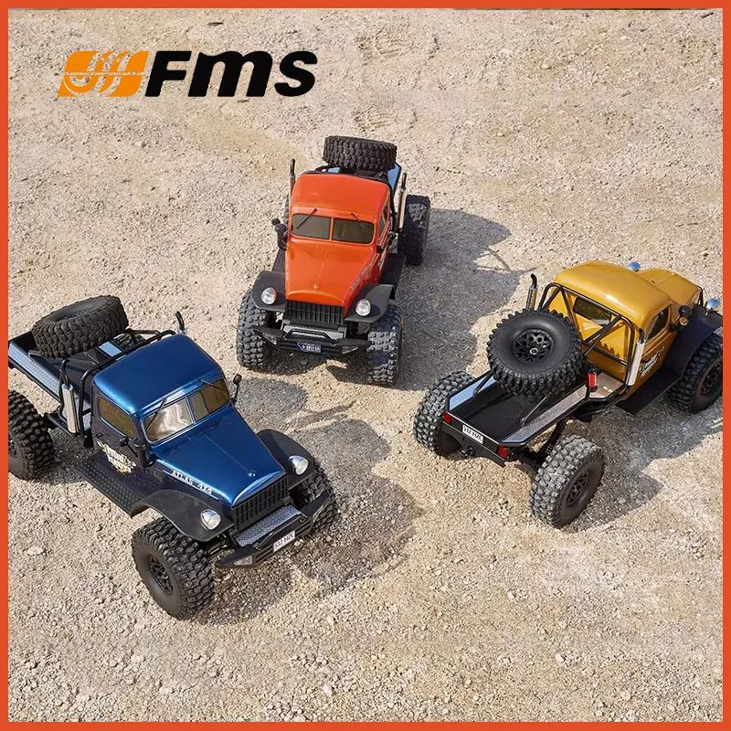 FMS 1/10 Atlas 4X4 4WD RC Rock Crawler 2.4G Remote Control Retro Off Road Climbing Car Adult Collection Hobby Gift Model Vehicle
FMS 1/10 Atlas 4X4 4WD RC Rock Crawler 2.4G Remote Control Retro Off Road Climbing Car Adult Collection Hobby Gift Model Vehicle