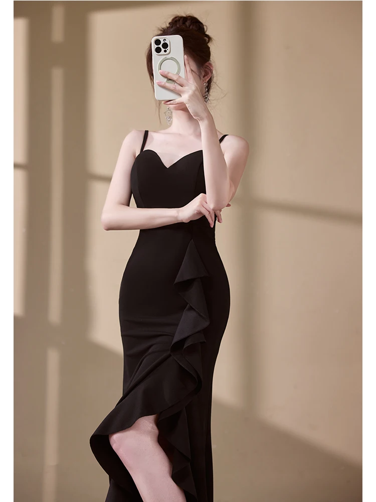 Ele Bla Satin Evening Gown Women's 2025 New High-End Feel Par Tailored Luxury mat One-Piece Dr
Ele Bla Satin Evening Gown Women's 2025 New High-End Feel Par Tailored Luxury mat One-Piece Dr