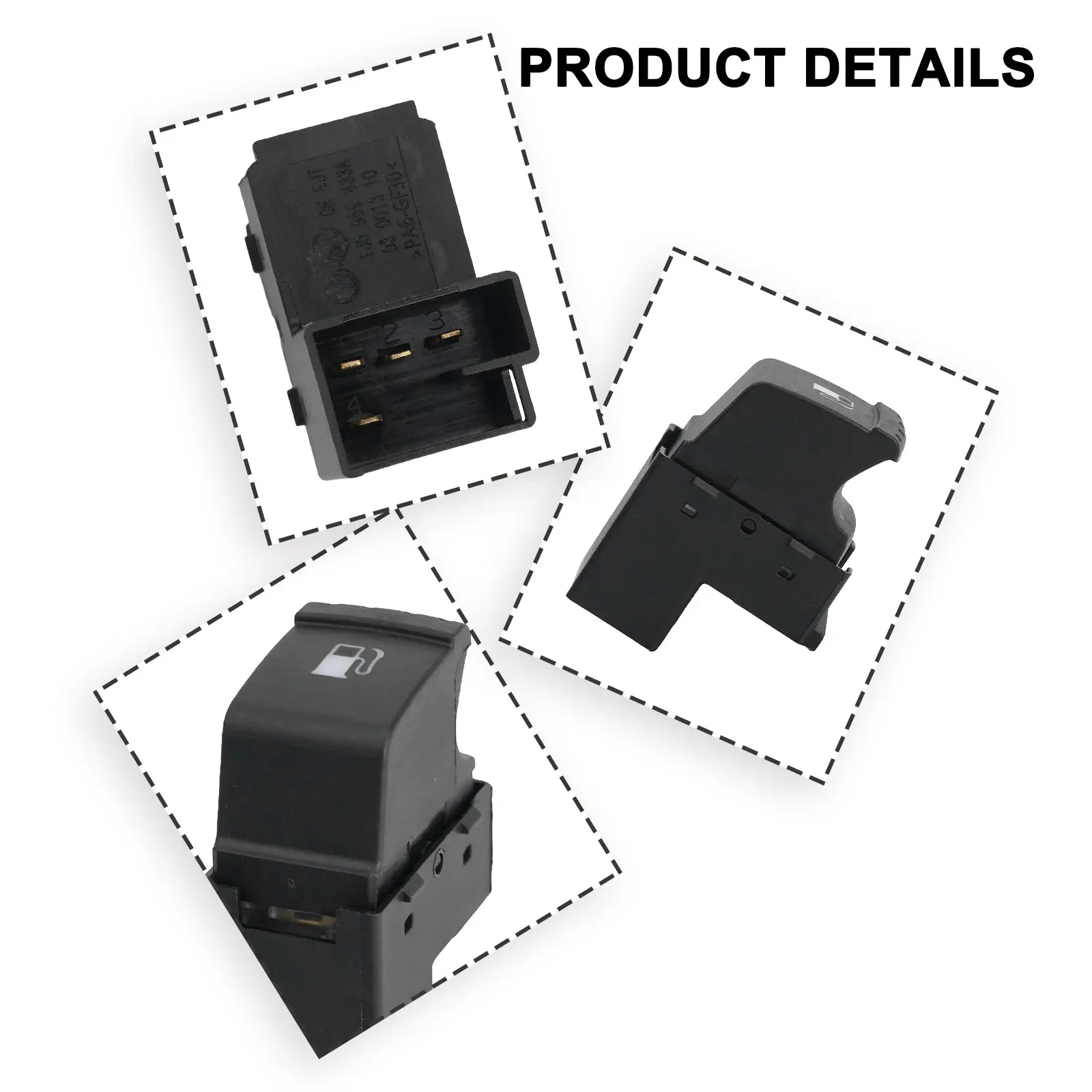 Switch Button Door Switch Button Brand New Replacement 1J0959833A ABS Plastic For Golf MK4 Easily Installation
Switch Button Door Switch Button Brand New Replacement 1J0959833A ABS Plastic For Golf MK4 Easily Installation