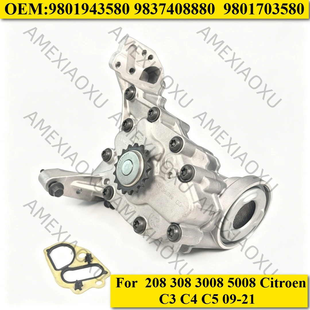 Engine Oil Pump 9801943580 9837408880 For 208 308 3008 5008 Citroen C3 C4 C5 09-21 9801703580 High Pressure Pump
Engine Oil Pump 9801943580 9837408880 For 208 308 3008 5008 Citroen C3 C4 C5 09-21 9801703580 High Pressure Pump