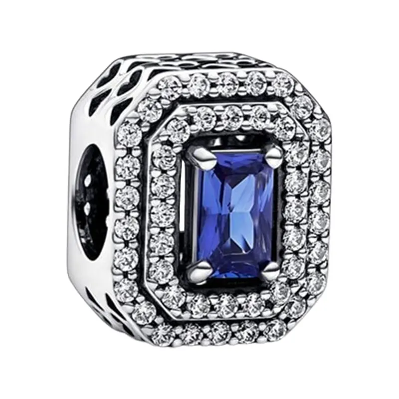 Silver 925 Original Levelled Hearts Charms For Women Jewelry DIY Bracelets Prong Setting Blue Rectangular Crystals Pave Clear CZ
Silver 925 Original Levelled Hearts Charms For Women Jewelry DIY Bracelets Prong Setting Blue Rectangular Crystals Pave Clear CZ