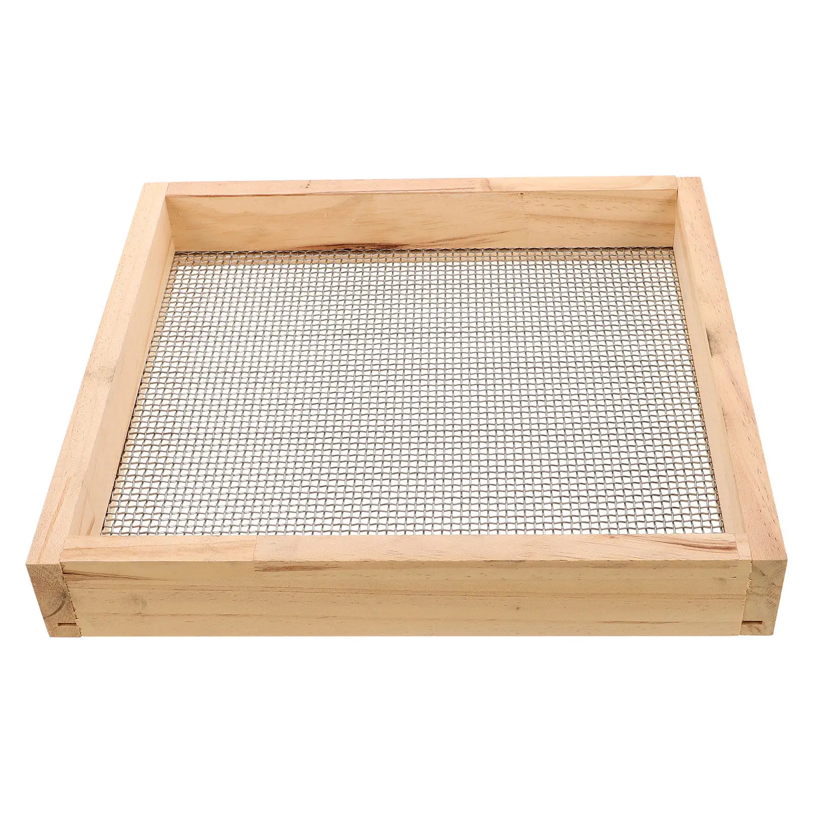 Garden Soil Sifter Wooden Frame Stainless Steel Mesh Fine Screen Dirt Sieve for Compost Potting Soil Gardening Tools Sifting
Garden Soil Sifter Wooden Frame Stainless Steel Mesh Fine Screen Dirt Sieve for Compost Potting Soil Gardening Tools Sifting